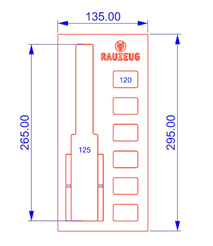 RAUZEUG 1-Pistol Insert